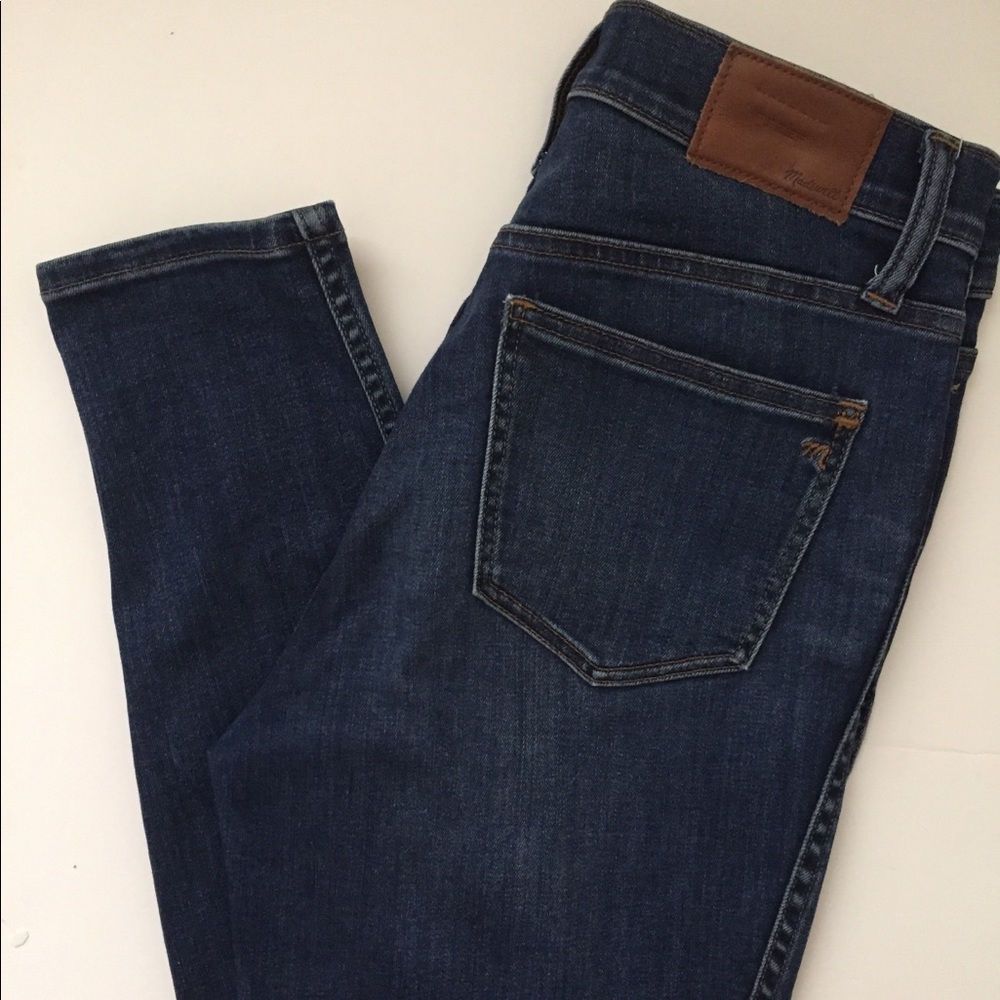 Madewell 10” High Rise Skinny Blue Jeans